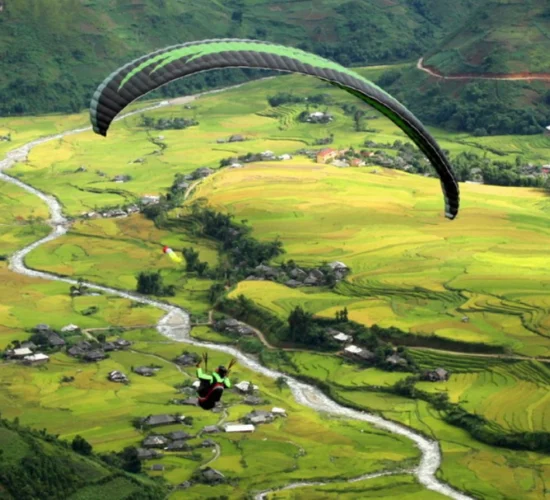 Bay dù lượn - Mù Cang CHải