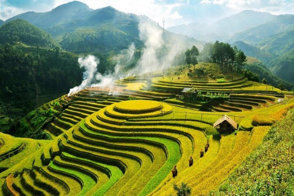 rice terrace - mu cang chai-vietnam