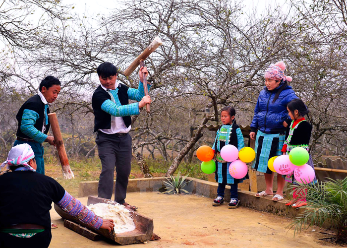tet holiday of Hmong people in Son La