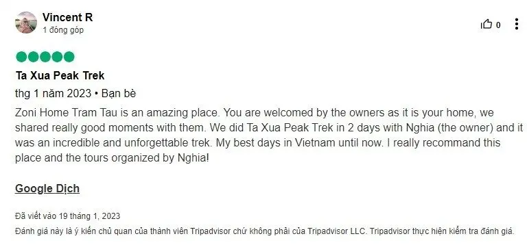 Review ta Xua- Vincent